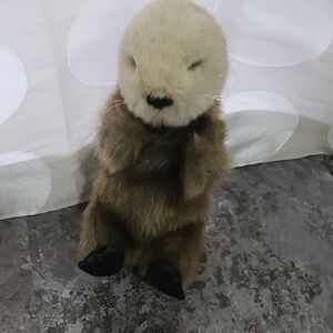 Fiesta 13 in Sea Otter Brown  Stuffed Animal Plush Realistic